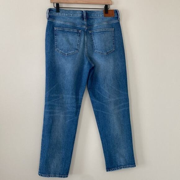 J Crew High-rise '90s classic straight-fit jean in Vesey Street Wash Size - Picture 12 of 12